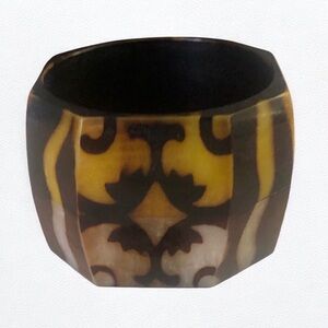 BOGO Chunky Resin Boho Statement Bangle Bracelet